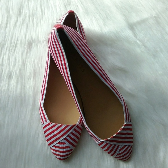 Talbots Shoes - NWOT TALBOTS EDISON RIBBON STRIPPED LOAFER FLATS